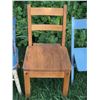 Image 3 : 3 Miniature Wooden Children’s Chairs