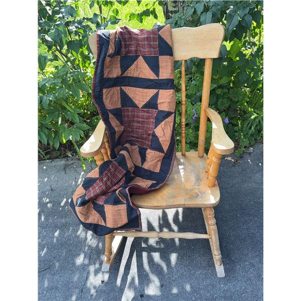 Wooden Adult Sized Rocking Chair