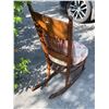 Image 6 : Wooden Spindle-Back Rocking Chair with Cushions