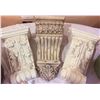 Image 2 : Decorative Home Decor Lot Including Corbels, Hooks, and Containers
