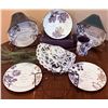 Image 1 : Ceramic Plate and Mug Set with Metal Stand and Lampshades