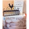 Image 2 : Household Lot Including Karl Lagerfeld Bag and Expandable Shelf Set