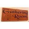 Image 2 : Home Decor Group: Sign, Wall Art, Floor Mirror, Textiles, Footstool