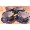 Image 6 : Tableware Lot with Enamelware Pitcher, Ceramic Cups, Tin Boxes