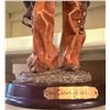 Image 3 : Cowboy Resin Figurine on Wood Base Signed Leonardo