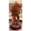 Image 4 : Cowboy Resin Figurine on Wood Base Signed Leonardo