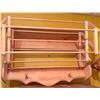 Image 1 : Wall-Mounted Wood Quilt Rack with Pegs