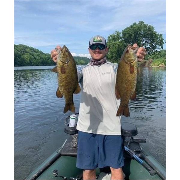 Half-Day Smallmouth Bass & Muskie Fishing Trip for 2 – New River Charter