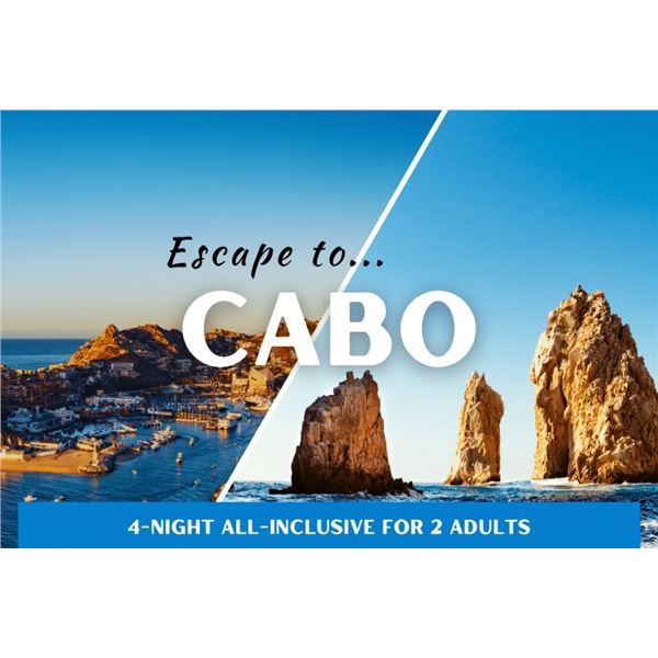 Cabo All Inclusive 4 nights for 2