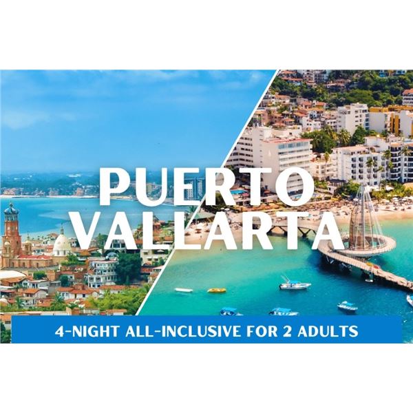 Puerto Vallarta All Inclusive 4 nights for 2