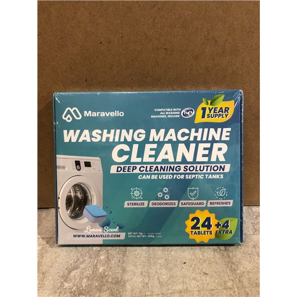 Maravello 1 Year Supply Of Washing Machine Cleaner - 28 Tablets