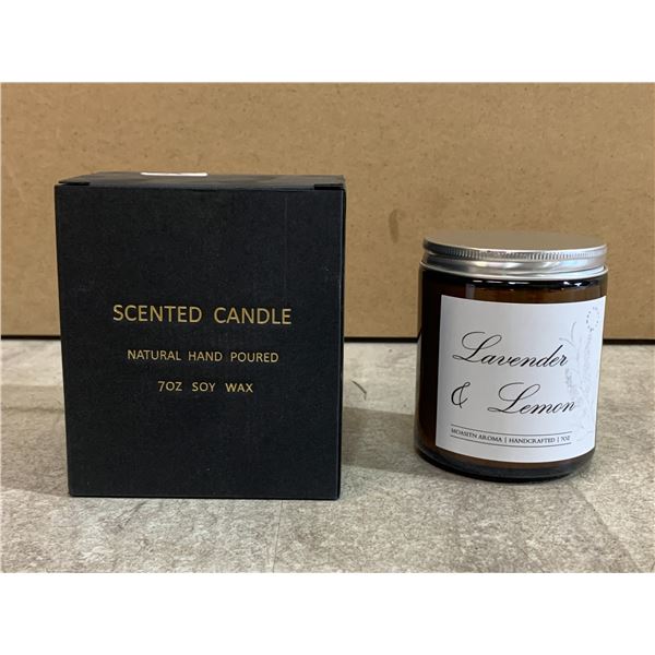 Natural Hand Poured Scented Candle - 7OZ Soy Wax