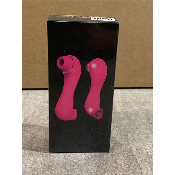 Purple Dual Pleaure Air Pulse Clitoral Stimulator & Tounge Licking Vibrator