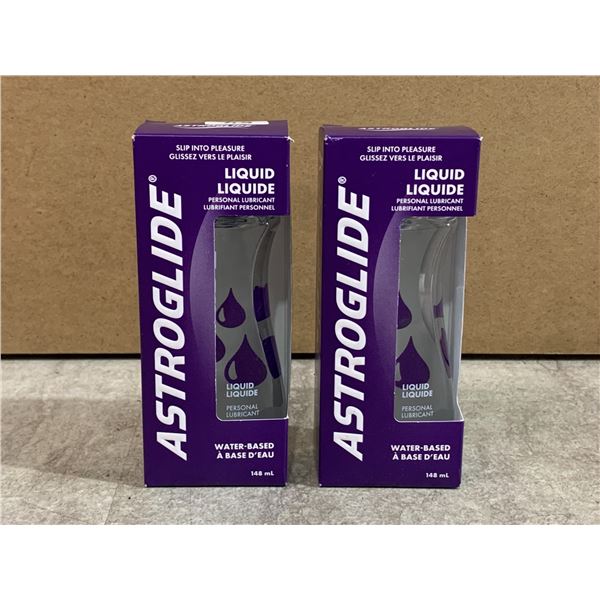 Lot Of 2 Astroglide Water Based Liquid Personal Lubricant - 148ml Each