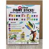 Image 2 : Funcils Thin Barrel Paint Sticks - 24 Colours