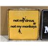 Image 4 : Lot Of 3 Square Metal Signs - 8in