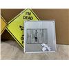 Image 2 : Lot Of 3 Square Metal Signs - 8in