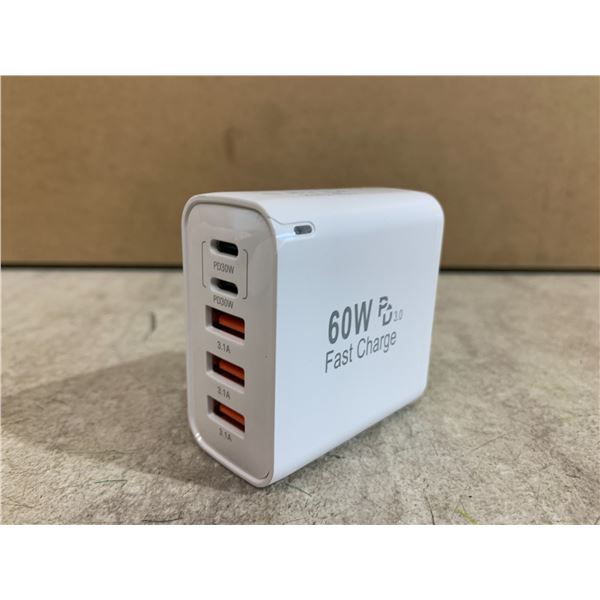 2 Pack - USB C Fast Charger Block
