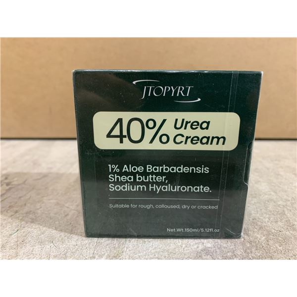 Jtopyrt 40% Urea Cream - 1% Aloe Barbadensis Shea Butter, Sodium Hyaluronate - 150ml