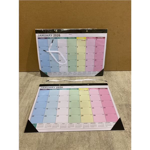 Lot Of 2 2026 Calendars