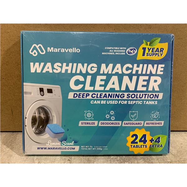 Maravello 1 Year Supply Of Washing Machine Cleaner - 28 Tablets