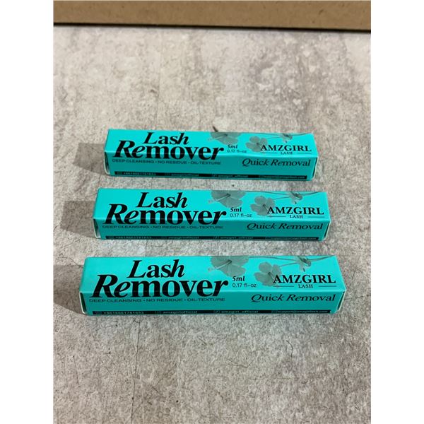 Lot Of 3 Lash Removers - 5ml - Quick Removal