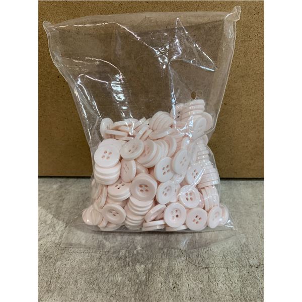 300 PCS - 20L Sewing Buttons - Pink