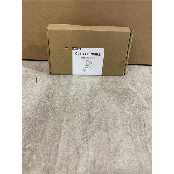 Jollifizz 14mm Heat Resistant Glass Funnels