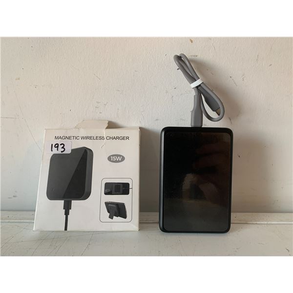 Lot Of 2 Magnetic Wireless Chargers