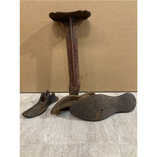 Vintage Cast Iron Cobbler's Shoe Forms
