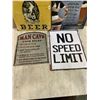 Image 3 : Lot Of 4 Metal Signs