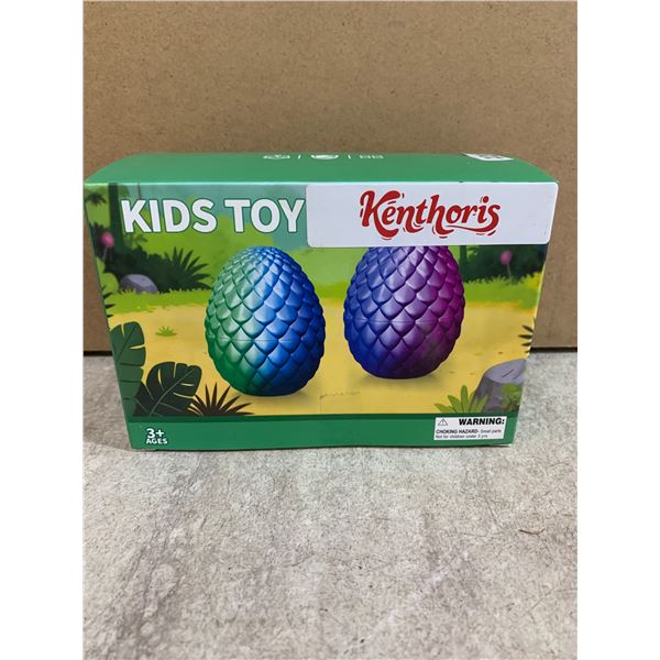 Kid's 3D Printed Dragon Egg Toys - Includes Dragons