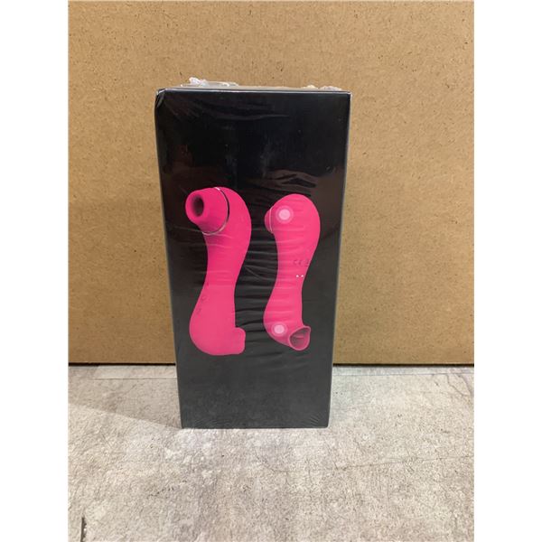 Purple Dual Pleaure Air Pulse Clitoral Stimulator & Tounge Licking Vibrator