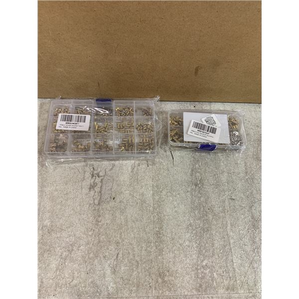 330 PCS - Female Knurled Nuts Set - 15 Sizes & 360 PCS - Hex Standoff Assortment Kit