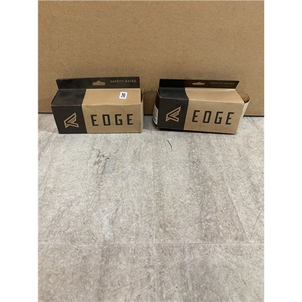 Lot Of 2 Pairs Of Edge Eyewear Safety Glasses