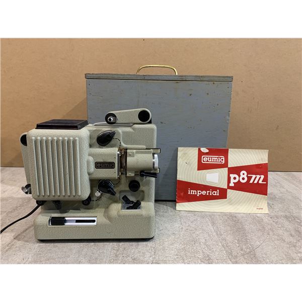 Vintage Eumig P8 8mm Movie Projector - Made In Austria - Comes With Box & Accessories