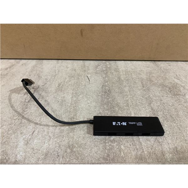 Tripp Lite Branded Black USB Hub - Portable 4 - Port Slim Model
