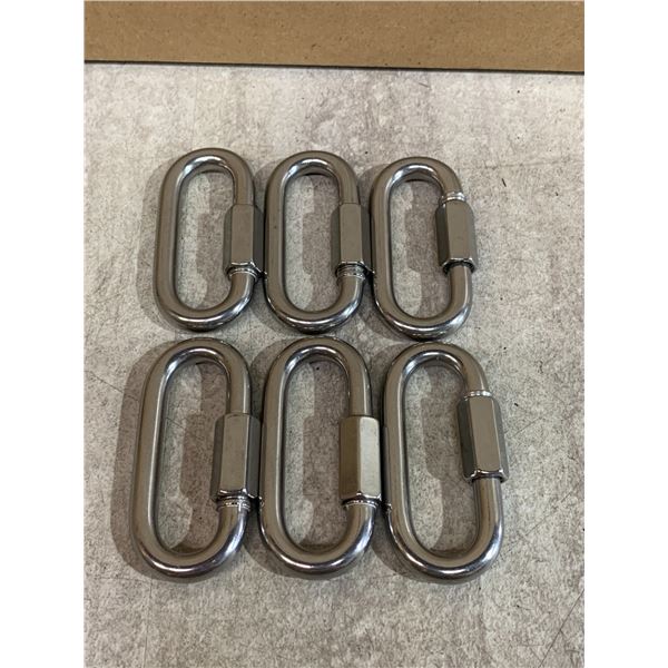 6 PCS - Stainless Steel Quick Links