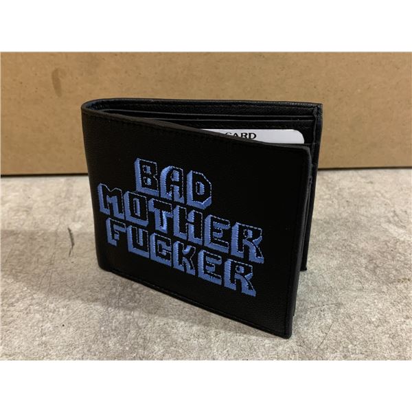 Bad Mother Fucker Wallet - Black & Blue