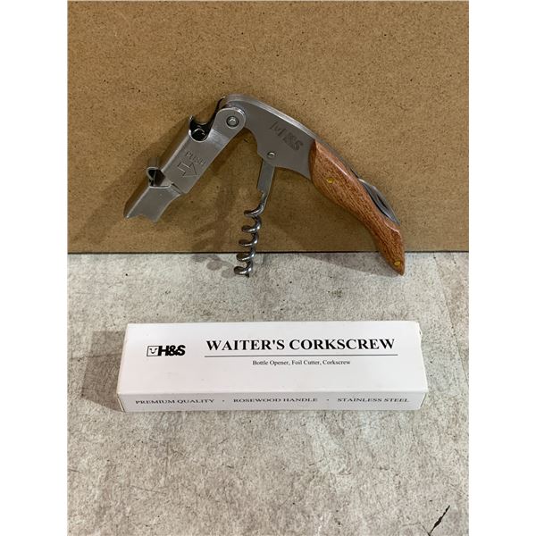 Waiter's Corkscrew Bottle Opener