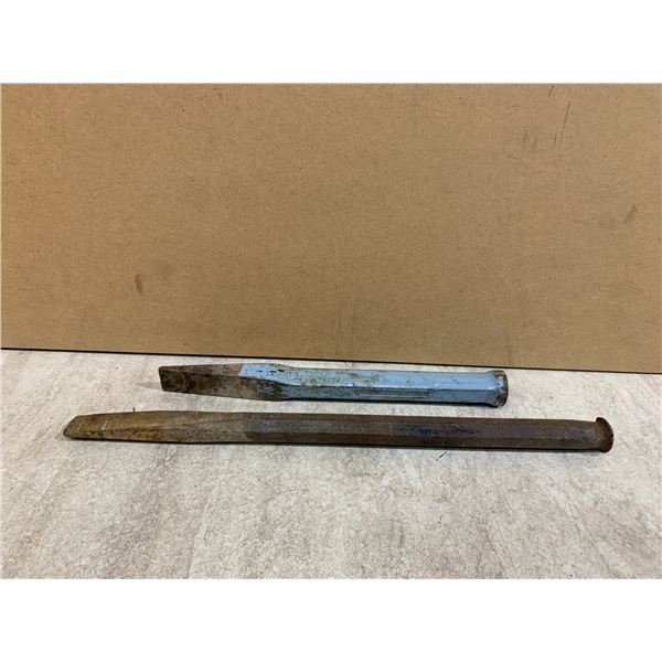 Lot Of 2 Metal Bale Grab Tines