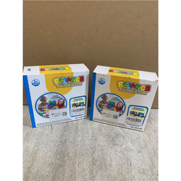 Lot Of 2 Balance Building Blocks Boxes For Kids