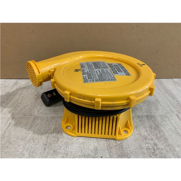 Yellow Circular Electric Air Blower Fan