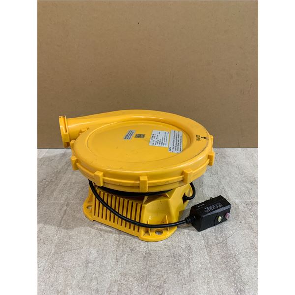 Yellow Circular Electric Air Blower Fan
