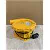 Image 1 : Yellow Circular Electric Air Blower Fan