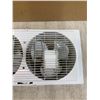 Image 4 : Cool Works 9in Twin Window Fan - 2 Speed Settings