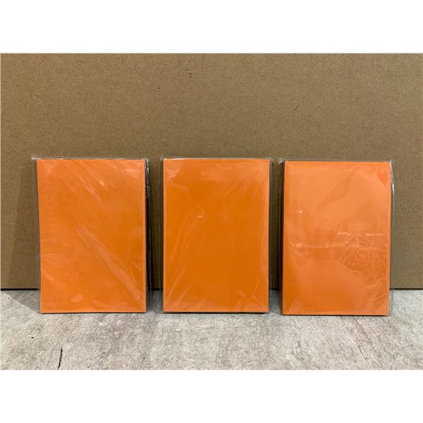 Lot Of 3 10 Packs Of Orange Magnetic Picture Frames - 4x6 For Refrigerators