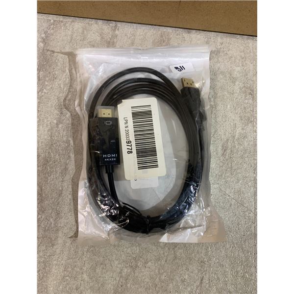 DisplayPort To HDMI Adapter Cable