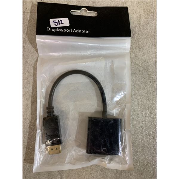 DisplayPort Male To Adapter Female Converter Cable