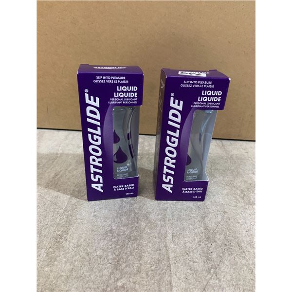 Lot Of 2 Astroglide Water Based Liquid Personal Lubricant - 148ml Each